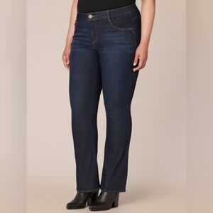 Democracy "Ab"solution® Artisanal Blue Plus Itty Bitty Bootcut Jeans, LIKE NEW